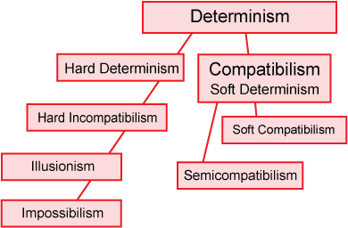 Taxonomy of Determinist Positions