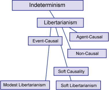 Taxonomy of Indeterminist Positions