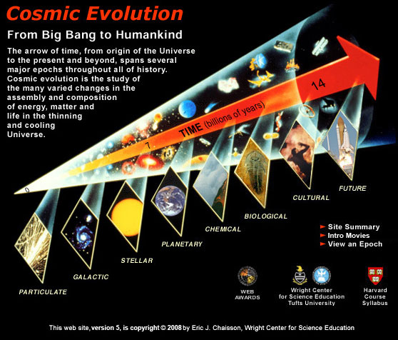 Cosmic Evolution Web Site